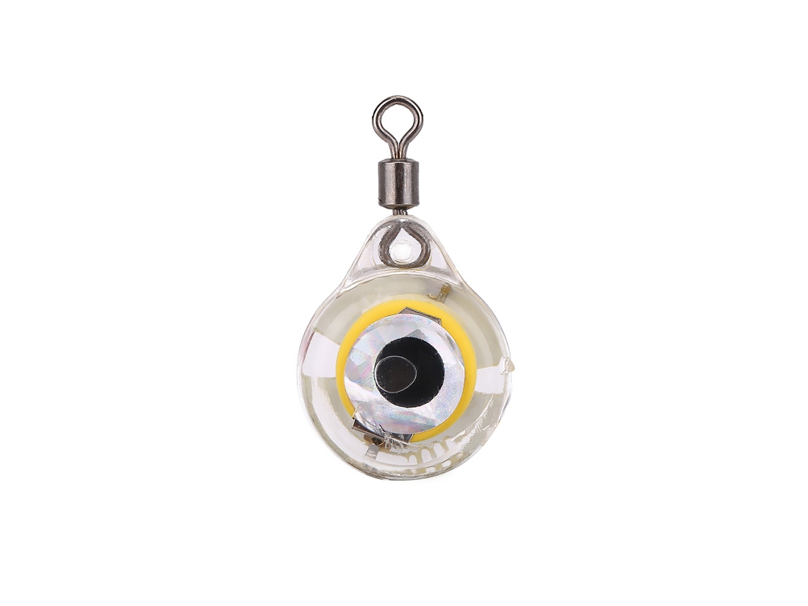 Danu26-linterna Submarina Luminosa Para Pesca, Señuelo Atractivo Con Luz Parpadeante, Accesorio De Pesca Blanco