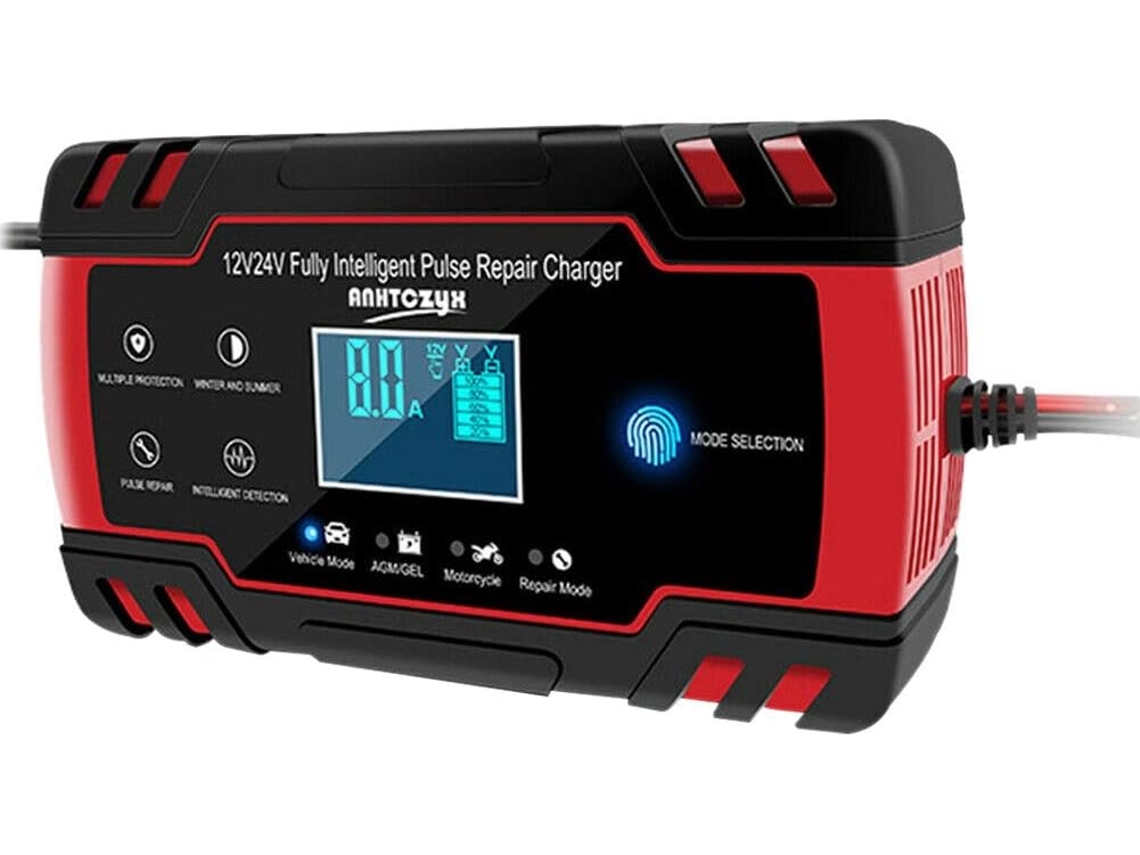 Cargador De Batería Power Bank Arrancador De Emergencia Para Coche 12v 24v Con Enchufe
