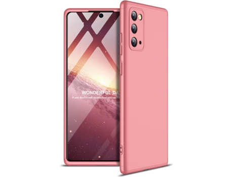 Carcasa Samsung Note 20 Slim armor 360º Rosa
