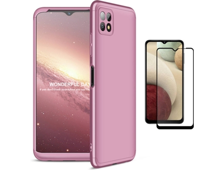 Carcasa + Protector Samsung A22 4G Slim Armor 360º Rosa BD-GK