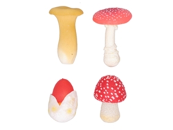 Conjunto De 4 Modelos De Setas En Miniatura De Alta Resolución Para Decoración Y Educación Infantil.
