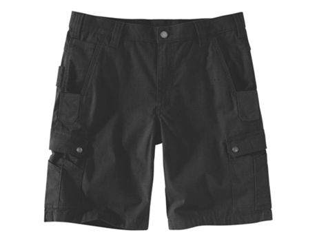 Calção CARHARTT Shorts Cargo Com Ajuste Relaxado Ripstop Preto 33