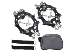 19 Crampones Para Hielo Para Calzado, Agarre Antideslizante Para Senderismo, Escalada Y Montañismo, Xl