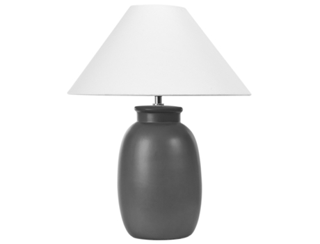 Lámpara de Mesa BELIANI (40 x 40 x 52 cm - Cerámica - Negro)