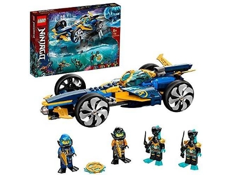 LEGO 71752 Submarino Anfibio Ninja (Edad Mínima: 36 Meses)