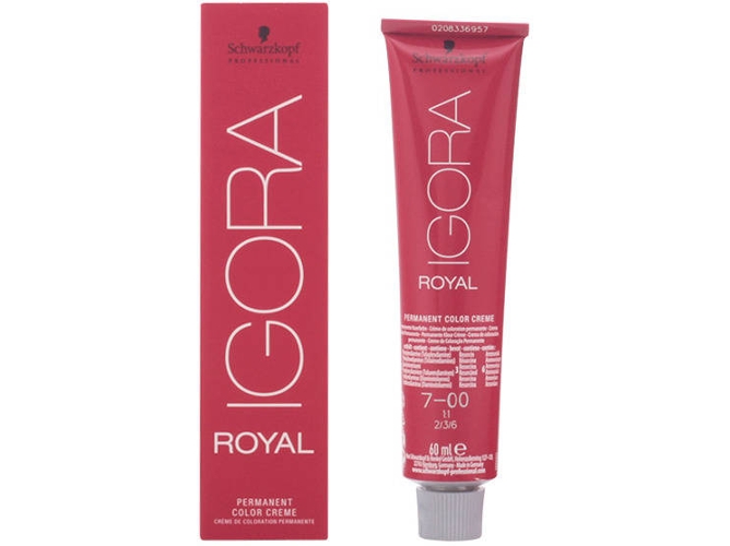Tinte de Cabello SCHWARZKOPF Igora Royal 7-00 (60 ml)