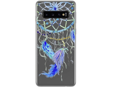 Carcasa Samsung Galaxy S10 Plus TUMUNDOSMARTPHONE Plumas Multicolor
