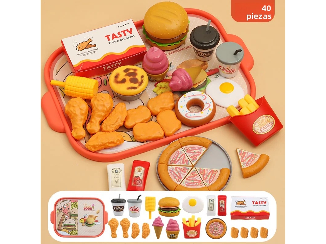 Juego de cocina infantil Mdug (40 piezas)