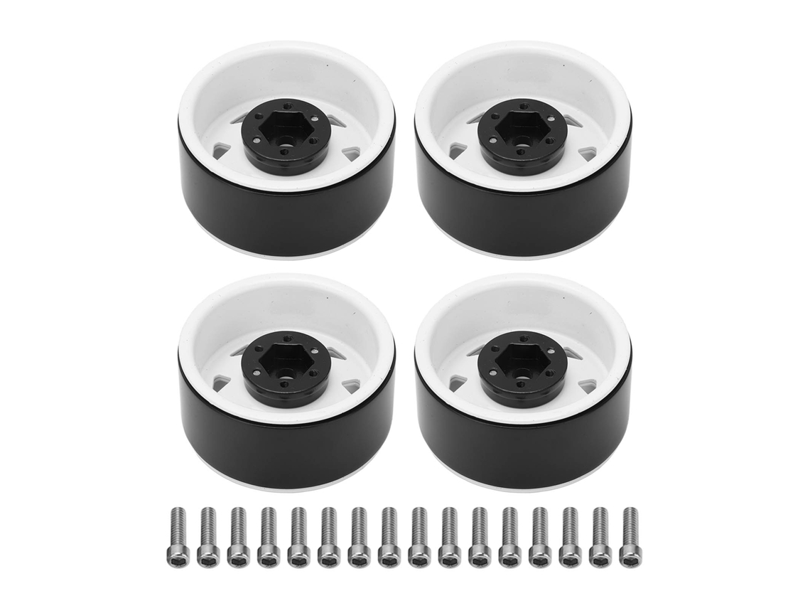4 Cubos De Rueda Para Coche Rc De 1,9 Pulgadas, De Hierro Resistente Al Desgaste Para Traxxas Axial