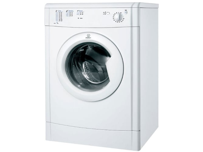 Indesit Idv 75 independiente carga frontal 7kg secadora de blanca eu 7 idv75 evacuacion temporizador hasta 120 idv75eu