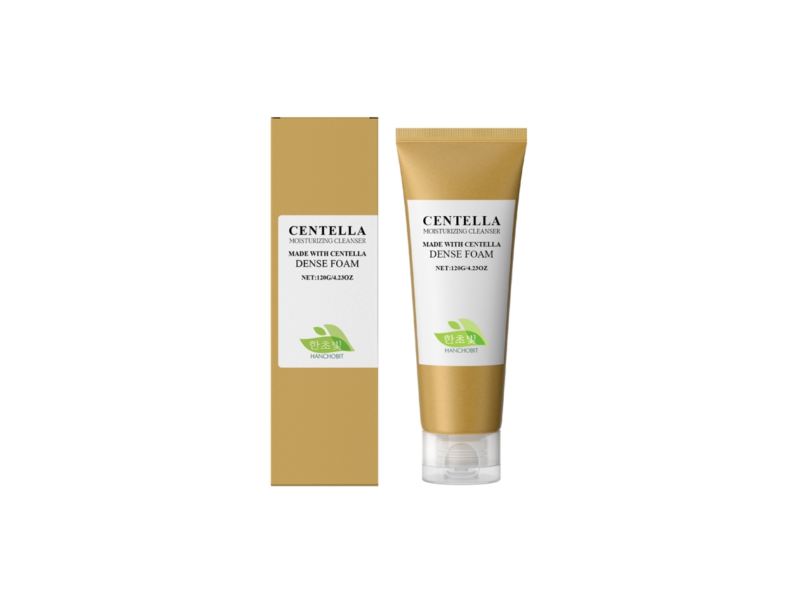 Gel limpiador facial hidratante y calmante para piel sensible.