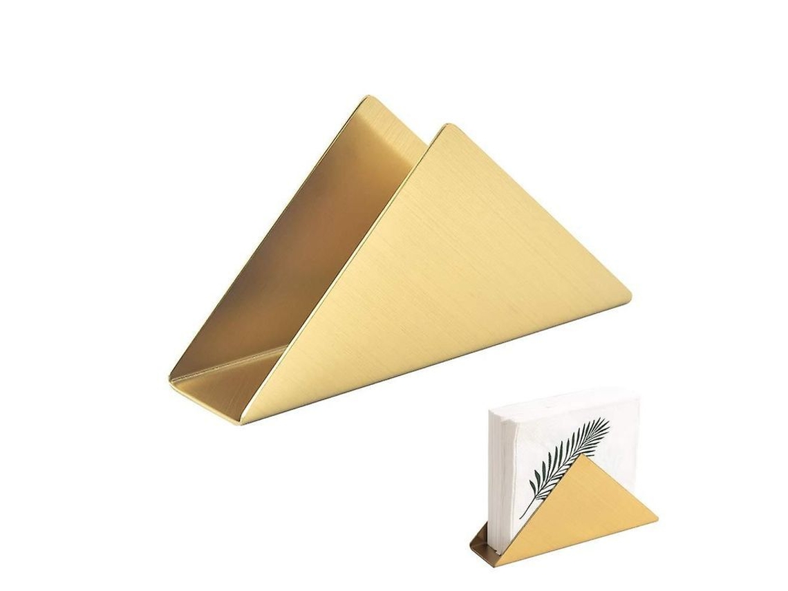 Dispensador Vertical De Servilletas, Soporte Metálico Para Papel Higiénico, Acero Inoxidable Duradero, Diseño Sencillo (dorado)