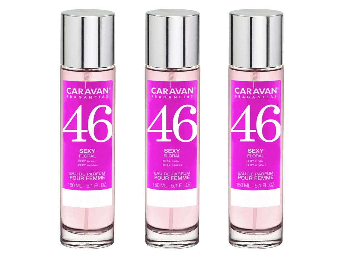 3x Perfume de Mujer Nº46 150ml CARAVAN