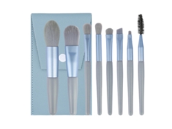 Juego De 8 Brochas De Maquillaje Profesionales Portátiles Con Estuche De Almacenamiento.