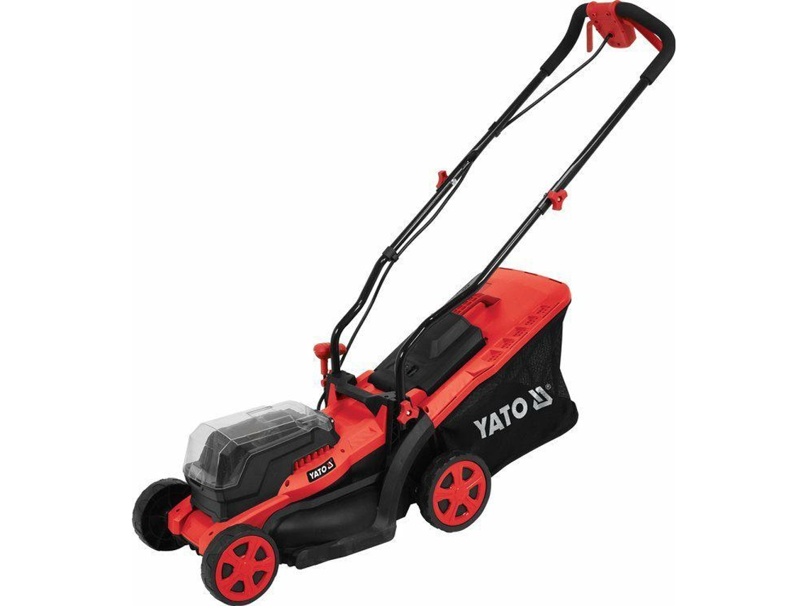 Cortacésped inalámbrico de 36 V, 2 x 18 V, sin batería ni cargador Yato