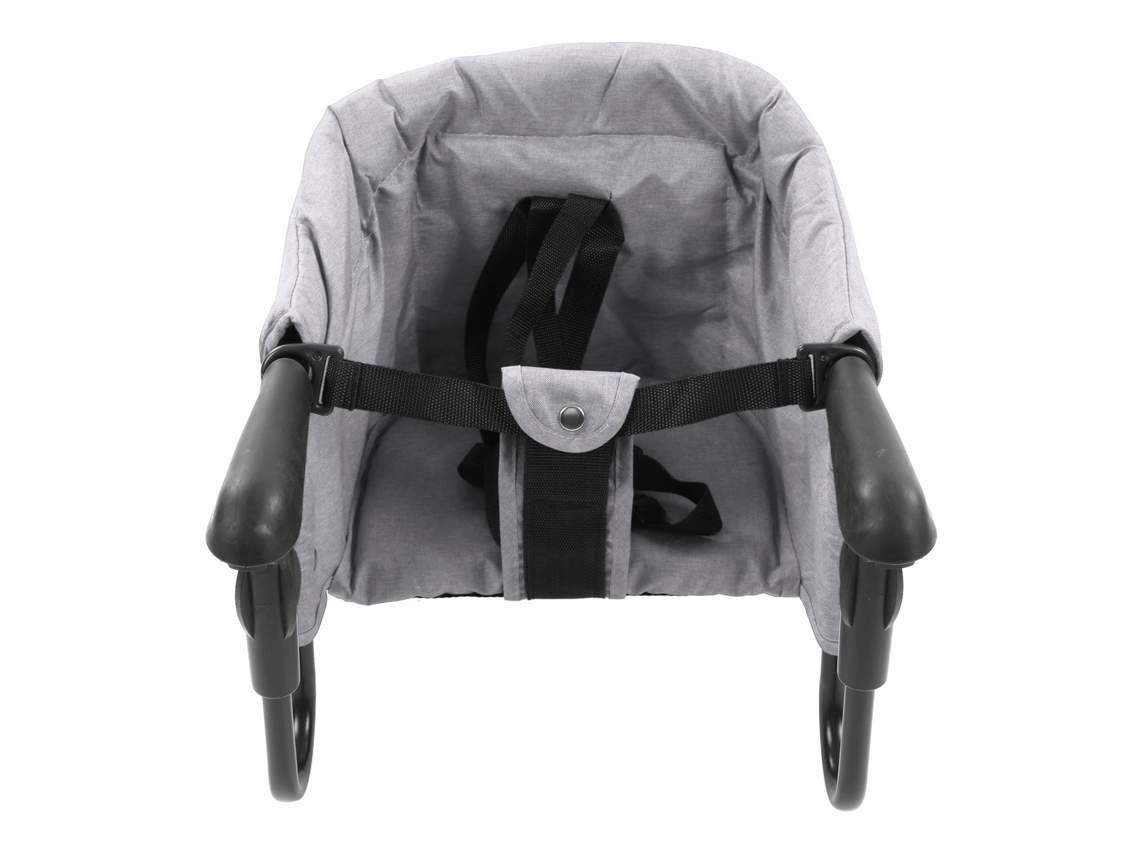 Trona Plegable Con Clip Y Gancho Seguro Para Mesa, De 2 A 8,4 Cm, Color Gris, Para Bebés De 6 A 36 Meses.