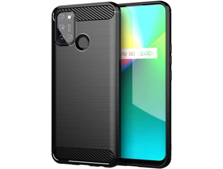 Carcasa Realme 7i / Narzo 30A TUMUNDOSMARTPHONE Carbon Negro