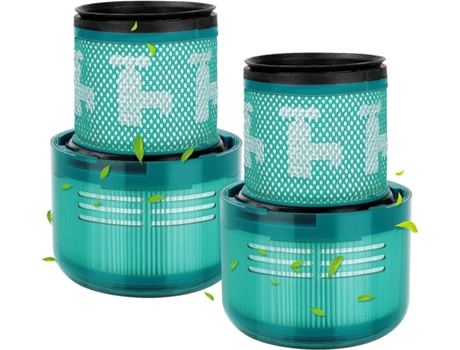 Paquete de 2 filtros de vacío lavables de repuesto compatibles con aspiradora Dyson V11 SV14 V15 inalámbrica Cyclone Animal Absolute Total