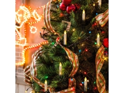 20 Velas Led Sin Llama Con Control Remoto, Velas Navideñas Con Pinzas Para Decoración De Fiestas.