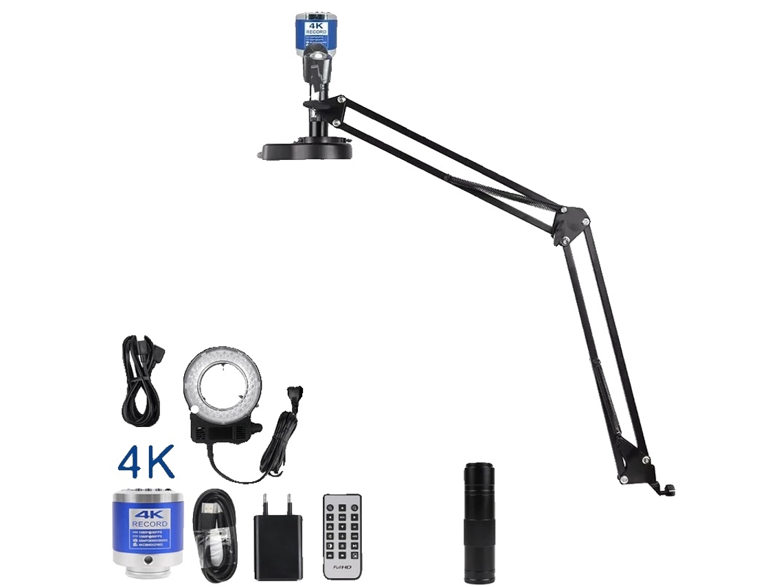 Microscopio digital, aumento de 150x, imágenes de alta definición, 4k tipo C, 48 MP, 0 150x OEM