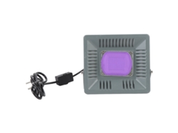 2026-luz Led Uv Negra De 50w De Aleación De Aluminio 385-400nm Impermeable Ip65 Para Fiesta Club Bar Gris