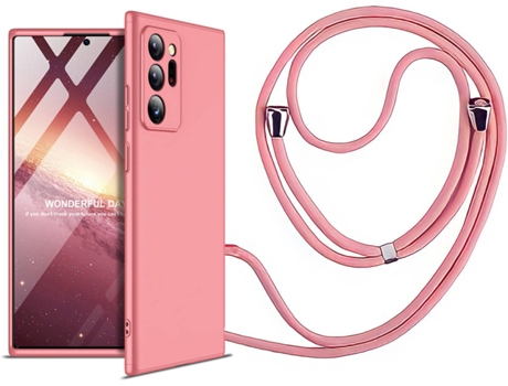 Funda Samsung Note 20 Ultra Slim Armor 360º con Collar Rosa