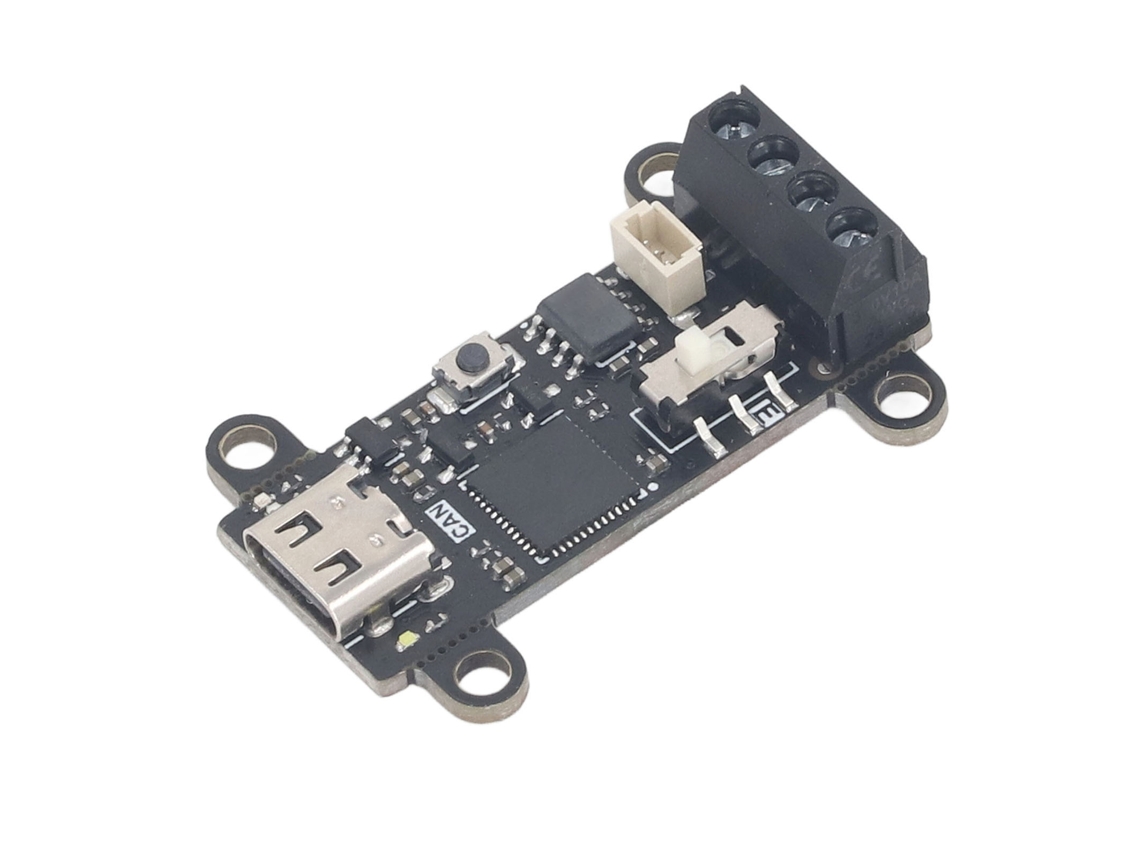 Conversor Usb A Can Herramienta De Depuración Slcan Con Agujeros De Montaje Tornillo M3 Canable V2.0