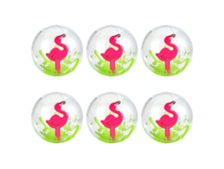 Pelotas de playa inflables 3D con temática de cangrejo, flamenco y unicornio, juguetes de piscina para fiestas de cumpleaños de verano.