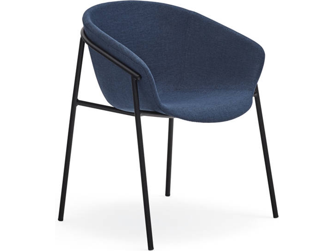 Sillón BAZAR MONDIALE Hug (Azul - Metal y Tela - 59x67x79 cm)