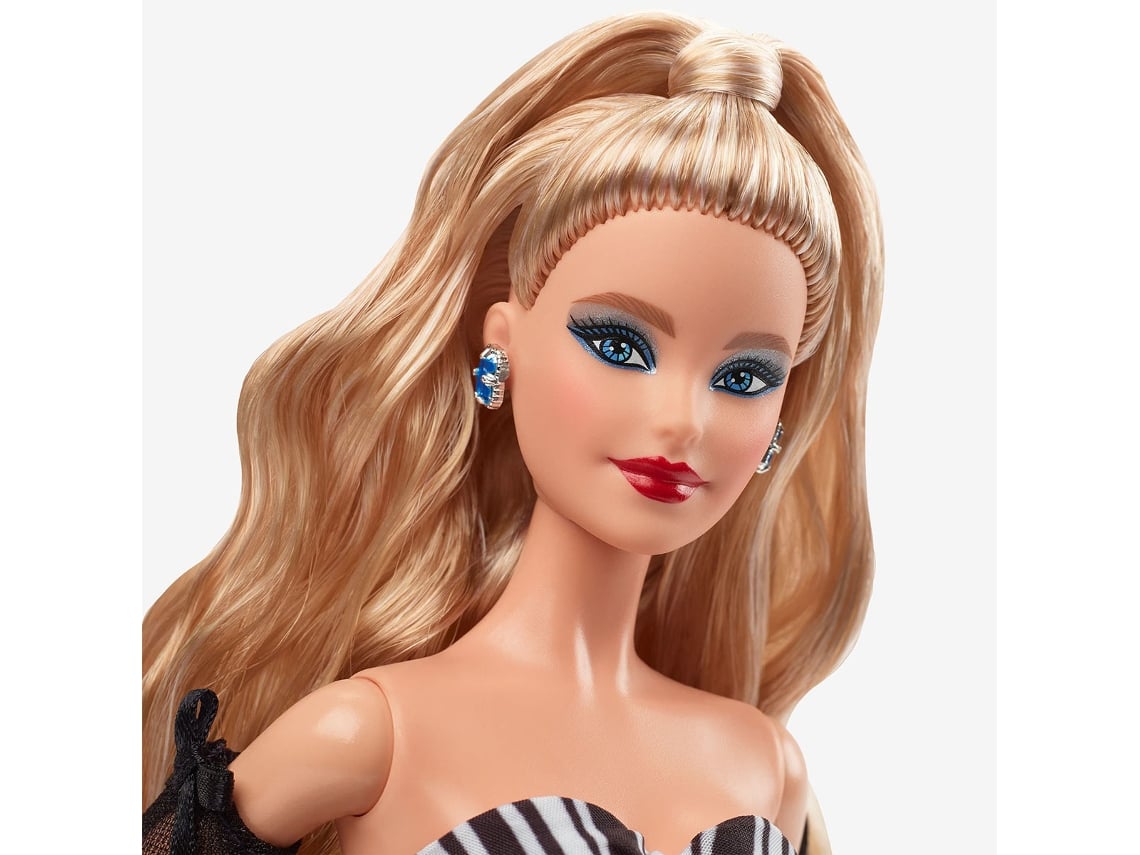 MATTEL Muñeca Barbie Signature 65 cumpleaños modelo con pelo rubio