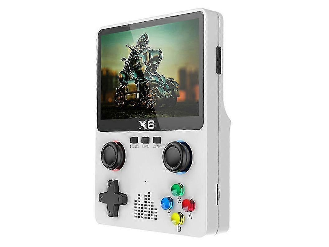 Portable X6 Handheld Game Player 3.5inch Ips Screen 11 Simuladores Consola De Videojuegos Regalos Para Niños-blanco