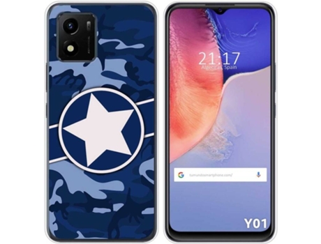 Carcasa Vivo Y01 TUMUNDOSMARTPHONE Dibujos Camuflaje 03 Multicolor