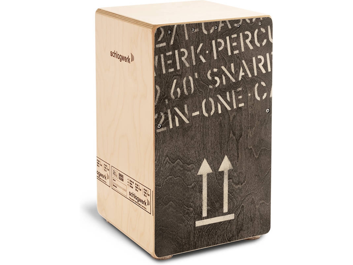 Cajón SCHLAGWERK Cp404Blk 2Inone Edición Negra - Grande