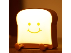 2026-44003-linjou Lampara Noche Niño Pan Portable Recargable Usb Con Modos Luz Antideslumbrante