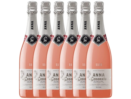 Espumante CODORNÍU Codorníu Anna De Codorníu Rosé Brut Cava (0.75 L - 6 unidades)