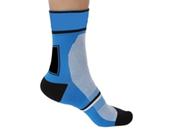 Calcetas Unisex Para Ciclismo Deportivas Transpirables Absorbentes Protectoras De Pies Azules