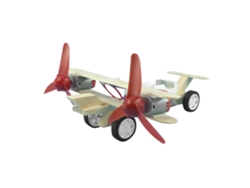Bjww - Juguete de bloques para armar para niños con motor eléctrico, modelo de avión deslizante duradero y divertido de armar.