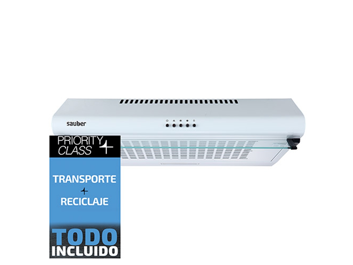 Campana convencional SAUBER SCC60B ancho 60 cm blanca