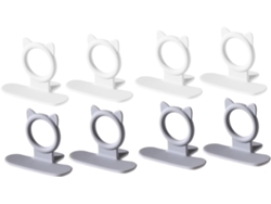 Juego de 2 elevadores de asiento de inodoro con asa higiénica para baños, elevadores de asiento de inodoro Gokoco