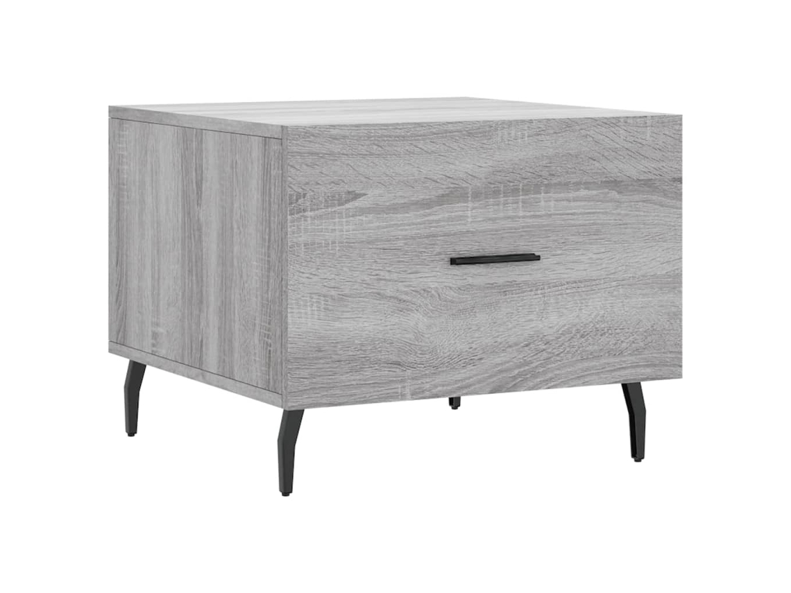 Maison Exclusive - Mesa De Centro Madera Contrachapada Gris Sonoma 50x50x40 Cm