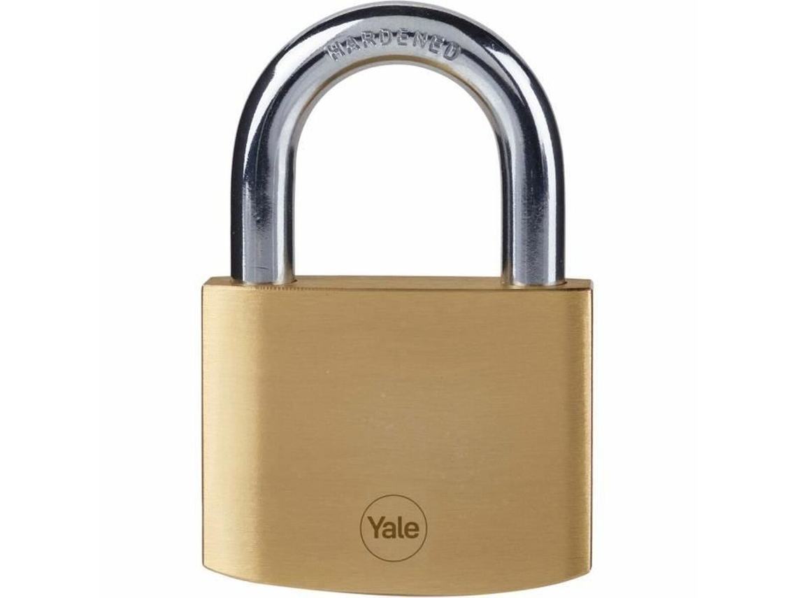 Candado de llave YALE Latón Rectangular