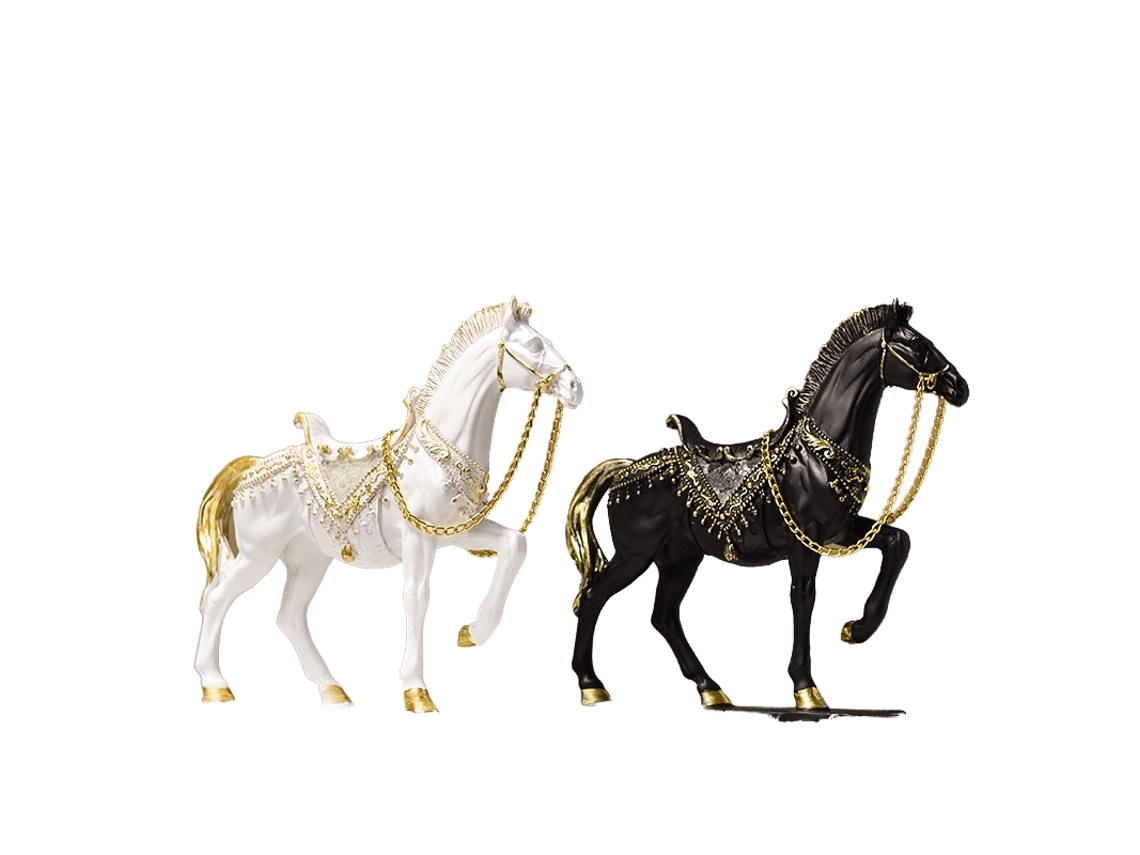 Adorno de caballo de resina 3D hecho a mano