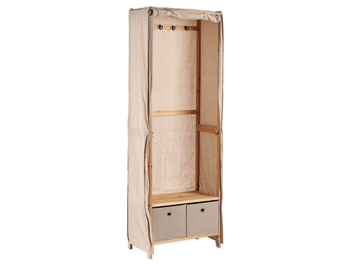 Percha de Tela con 2 Cajones Naturales Colección Kipit SAN IGNACIO