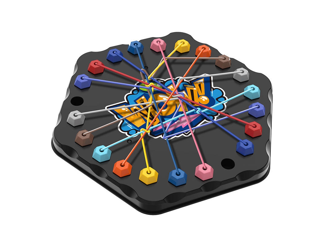 Hexágono 20,5 cm Cuerda Desafío Desatar Juego Interactivo para Padres e Hijos DIGITALLAB