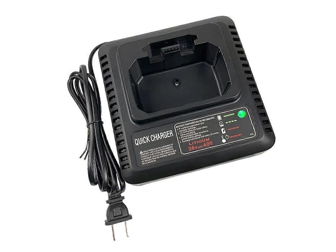 Cargador De Repuesto Black And Decker De 40 V Lcs36 Lcs40 Compatible Con Baterías De Litio Black+decker De 36 V/40 V.