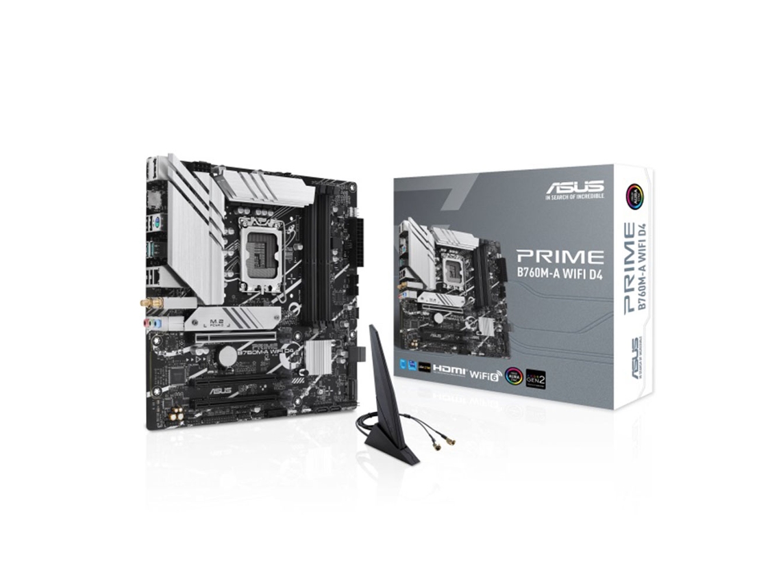 Placa Base ASUS Prime B760M-A Wifi D4 Intel B760 Lga 1700 Matx