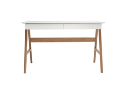 Escritorio Diseño Blanco Y Madera Brook MILIBOO