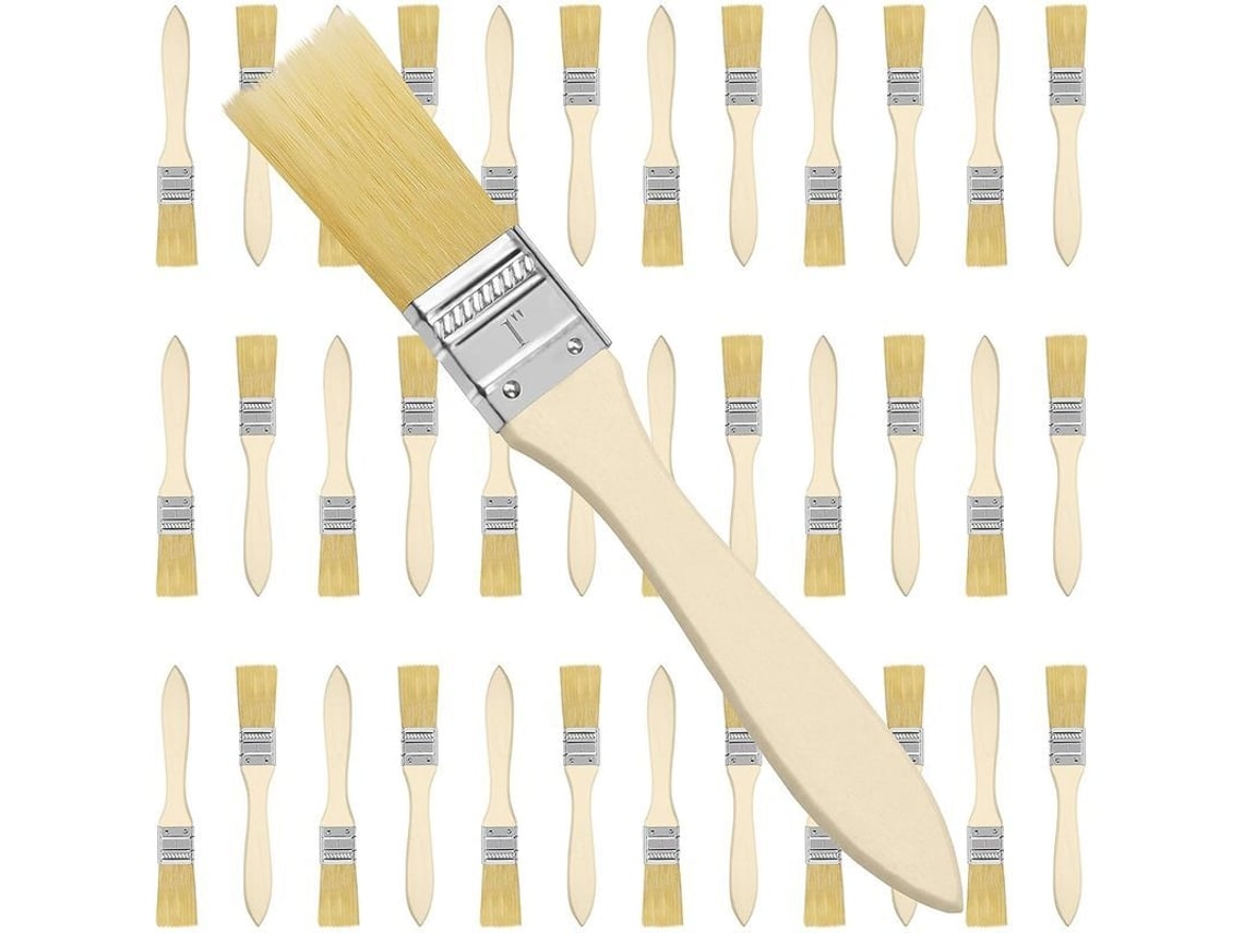 2026-set De Pinceles De Madera Profesionales (36 Unidades) - 5cm, Mango Cómodo, Pelo Duradero, Multiusos