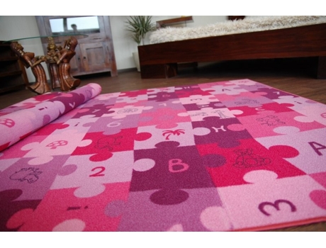 Alfombra Infantil Puzle Violeta (250 x 350 cm)