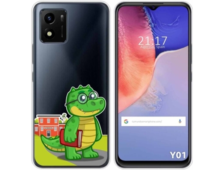 Carcasa Vivo Y01 TUMUNDOSMARTPHONE Dibujos Transparente Coco Multicolor